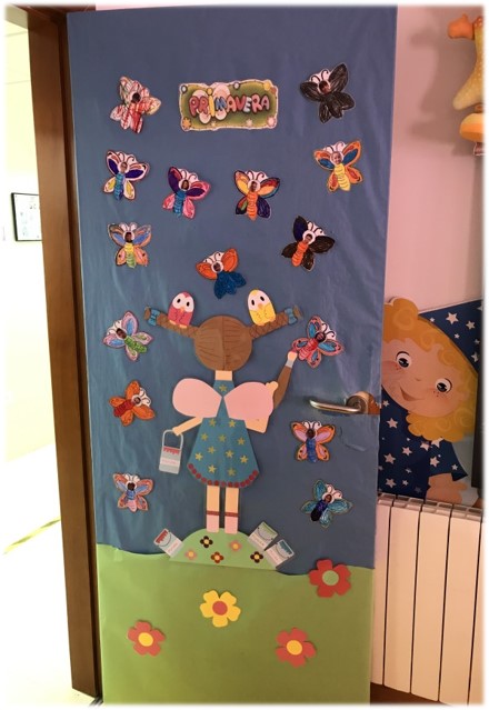 Cómo decorar la puerta de tu aula de infantil en primavera